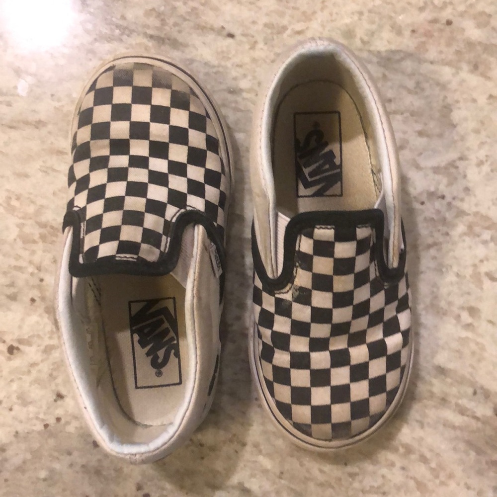 Toddler Checkered Vans